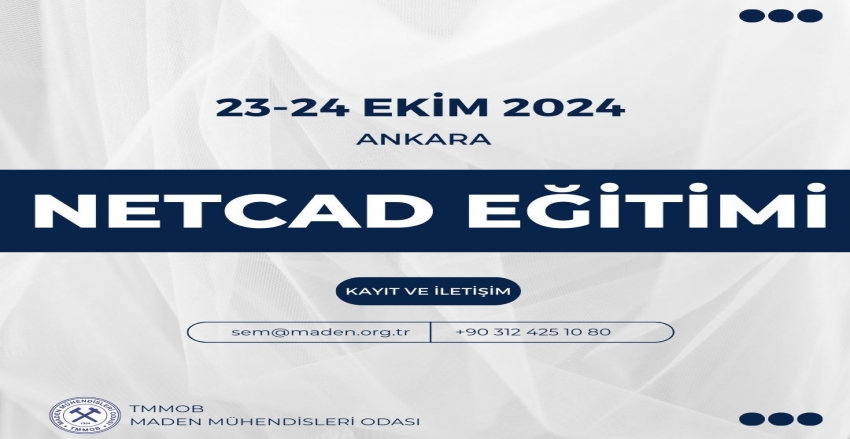 Netcad Kampüs ile Madencilik Uygulamaları Eğitimi